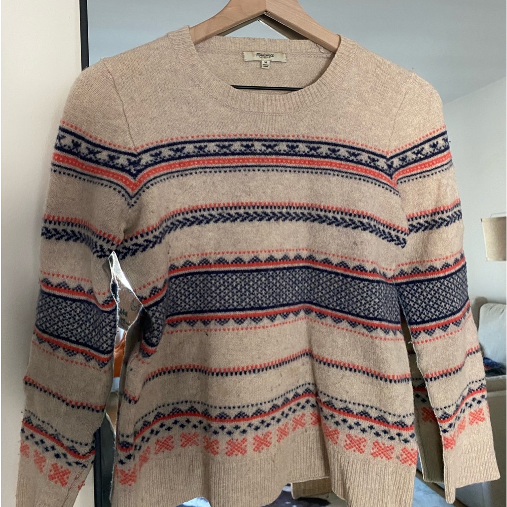 Madewell printed sweater